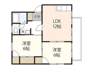 ソルメール D【1階】の間取り
