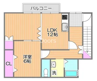 メゾン桜1号棟【2階】の間取り