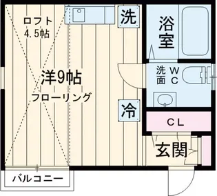 ビーフラット【2階】の間取り