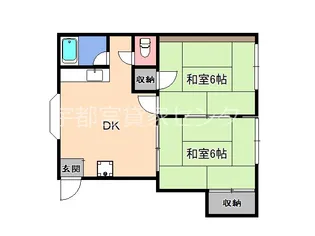 メゾン西川田B棟【1階】の間取り