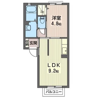 サンフォレスト【2階】の間取り