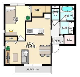 星耀舎(セイヨウシャ)【2階】の間取り