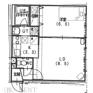 コート南円山【2階】の間取り
