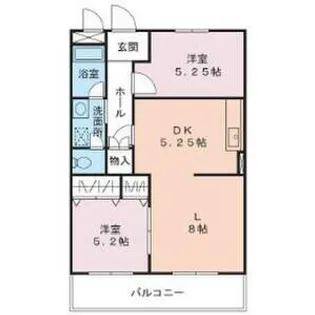 ハウスフローラ【3階】の間取り