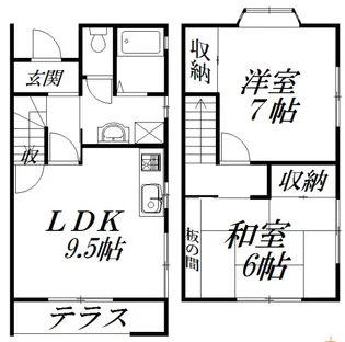 静岡県浜松市中央区大平台2【一戸建】の間取り