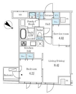 東京都中央区日本橋人形町3【マンション】の間取り