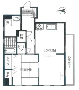 アーバン臼倉【8階】の間取り