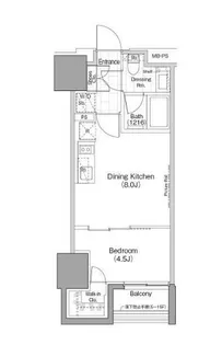 ザパークハビオ横浜関内【5階】の間取り