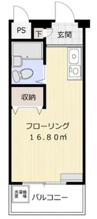 リバーサイドハイツ【2階】の間取り