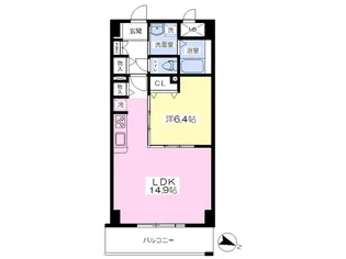 ラグーナコート【2階】の間取り