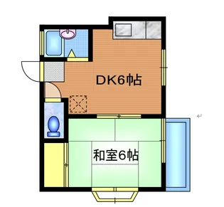 ファーストコーポ【1階】の間取り