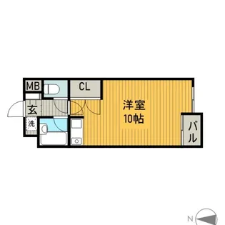 ブランドール河原町プラザ【2階】の間取り