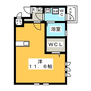 dot竹生【3階】の間取り