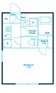 神奈川県川崎市中原区木月4【マンション】の間取り