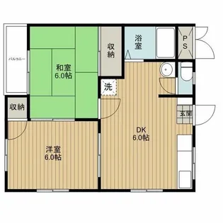 Uハイツ【1階】の間取り