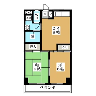 クリアメゾン【3階】の間取り