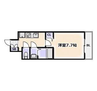 グランパシフィック岸里東【1階】の間取り
