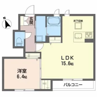 シャーメゾンK【1階】の間取り