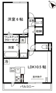 シズコスタI【1階】の間取り