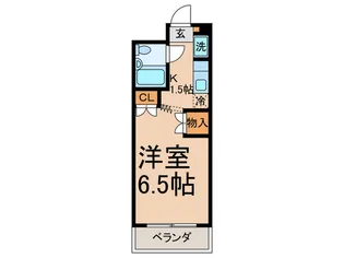 ア-クス太子堂【2階】の間取り