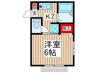 エステート南浦和【2階】の間取り