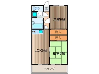 エスポワ-ル篠崎【4階】の間取り