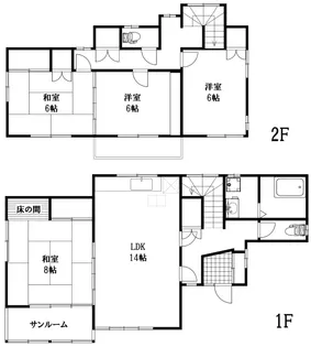 千葉県市川市柏井町1【一戸建】の間取り