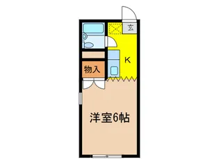 パールハイツ豊玉 Bの間取り