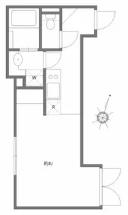 エクサム初台【4階】の間取り
