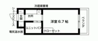 グレース岩塚【3階】の間取り
