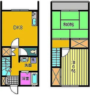 グリーンテラスBの間取り