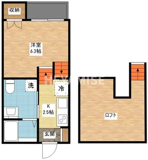 エステートサトウ12【1階】の間取り