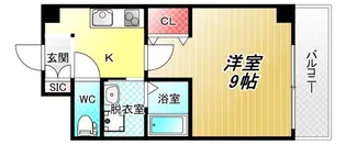 ル・クール長瀬【1階】の間取り