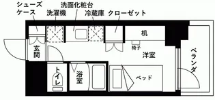 KDXレジデンス津田沼III【3階】の間取り