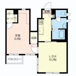 メゾン ドゥ パチュリ【2階】の間取り