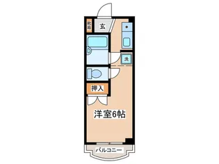 コーポサーザンヒル【2階】の間取り