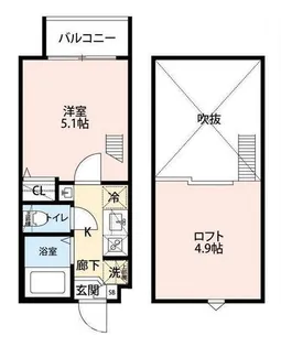グランクオール西池袋【3階】の間取り