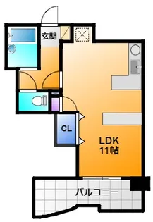 サンパレス21萩丘西【2階】の間取り