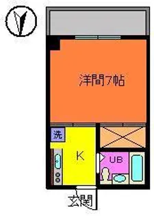 リベストハイツ【5階】の間取り