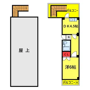 レジデンス西新宿【1階】の間取り
