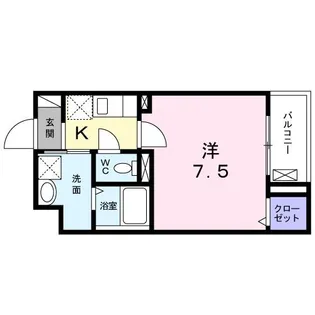 ラレーヌ シュプル【2階】の間取り