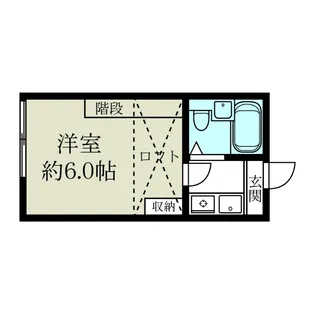 アビタス関屋【1階】の間取り