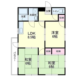 ライトマンション【3階】の間取り