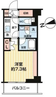 ブライズ西大井DUE【4階】の間取り