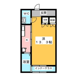 レジスタFC【2階】の間取り