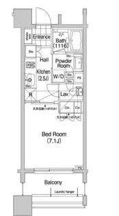 コンフォリア笹塚【5階】の間取り