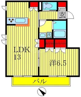 グランソレーユ【3階】の間取り