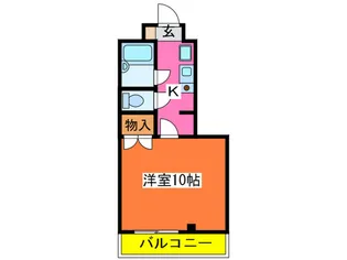 パークサイド赤羽【3階】の間取り