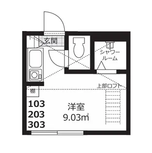 アヴァンティ高田馬場の間取り