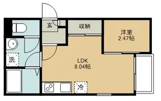 R-SMART karos小鶴新田【2階】の間取り